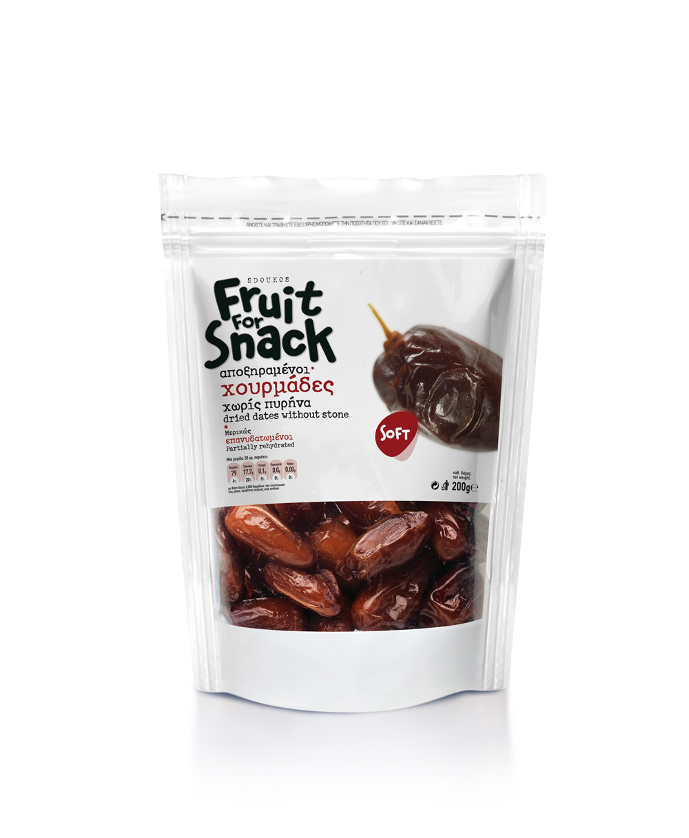 DRIED DATES PARTIALLY REHYDRATED “FRUIT FOR SNACK” 200g