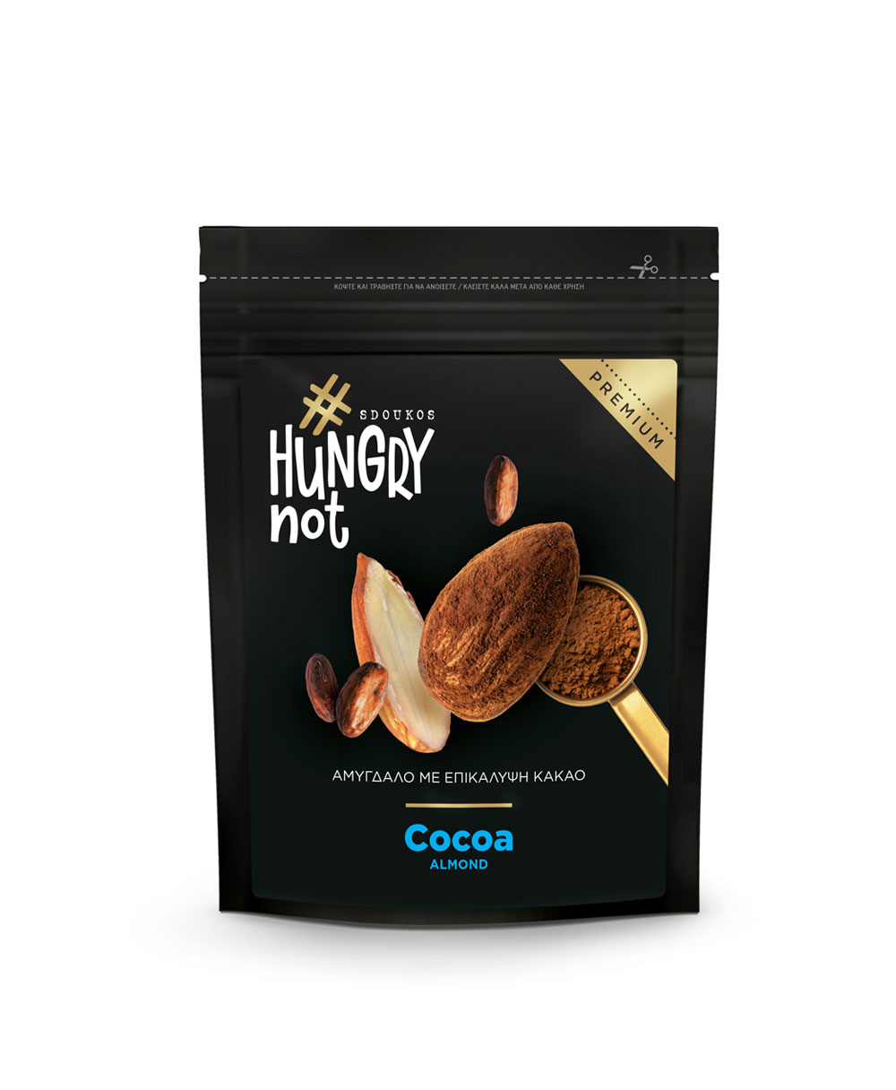 HUNGRY NOT PREMIUM ALMOND with Cocoa coating 130g