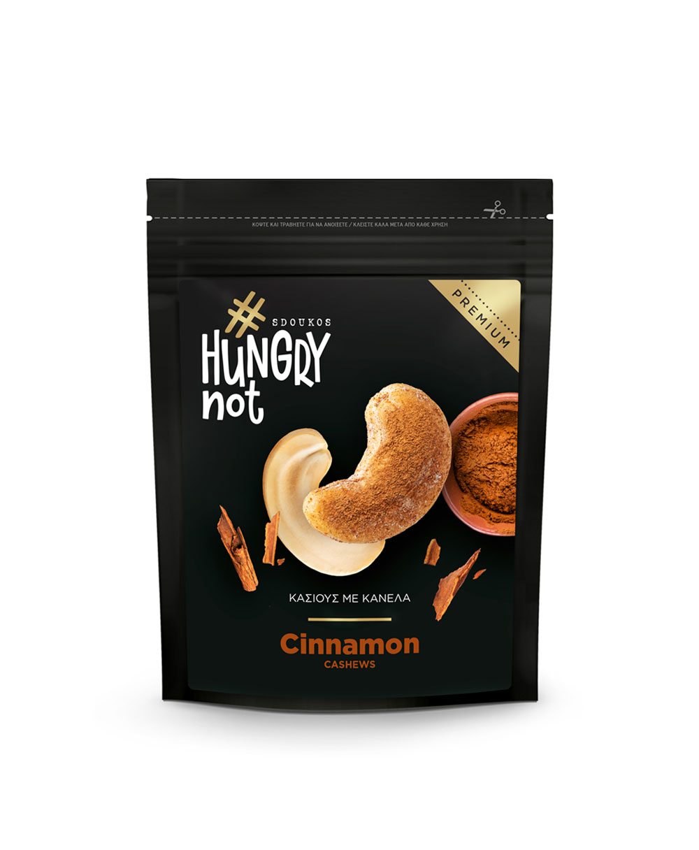 HUNGRY NOT PREMIUM CASHEWS with Cinammon 130g