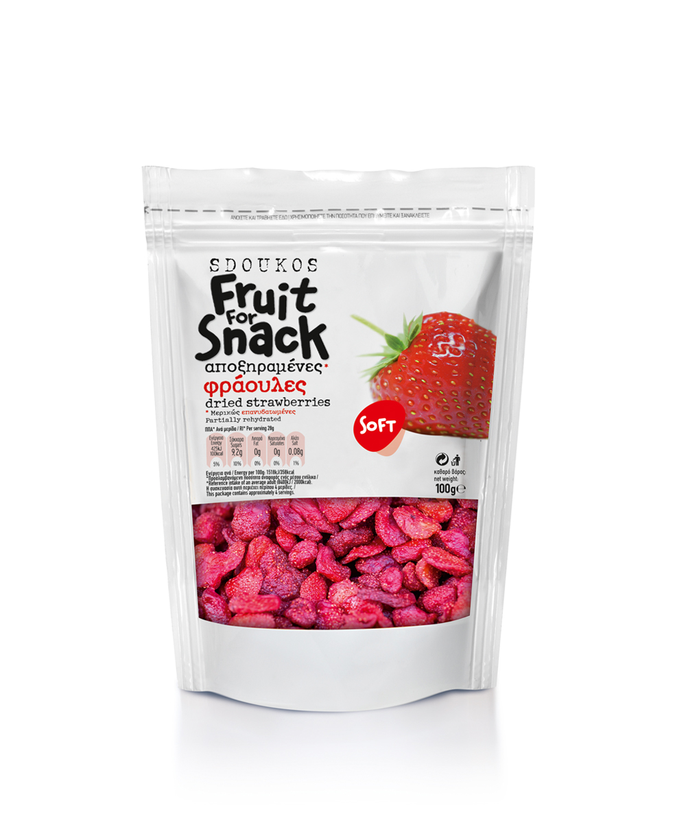 FFS PARTIALLY REHYDRATED STRAWBERRIES 100g