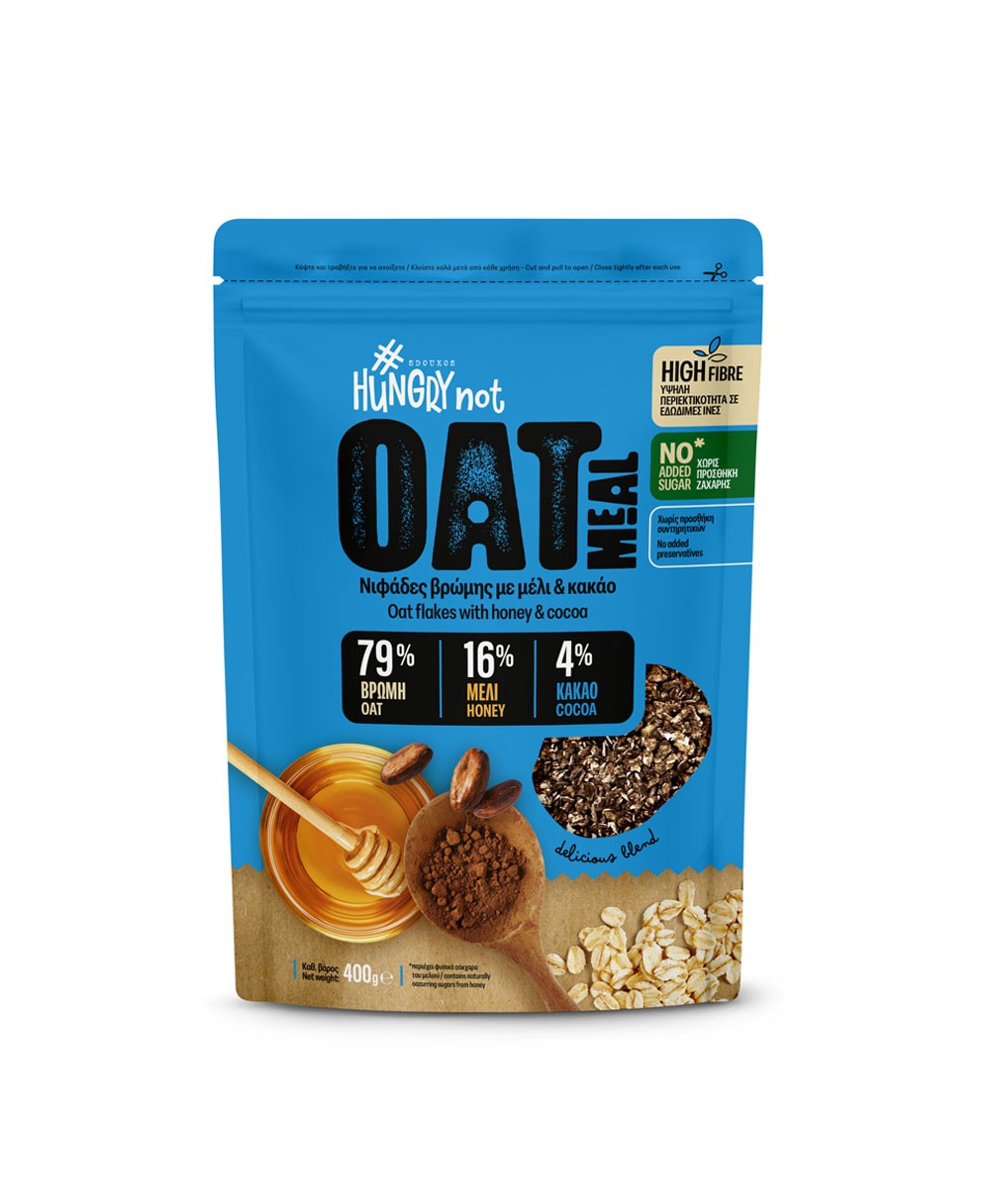 HUNGRY NOT OAT MEAL με Μέλι & Κακάο
